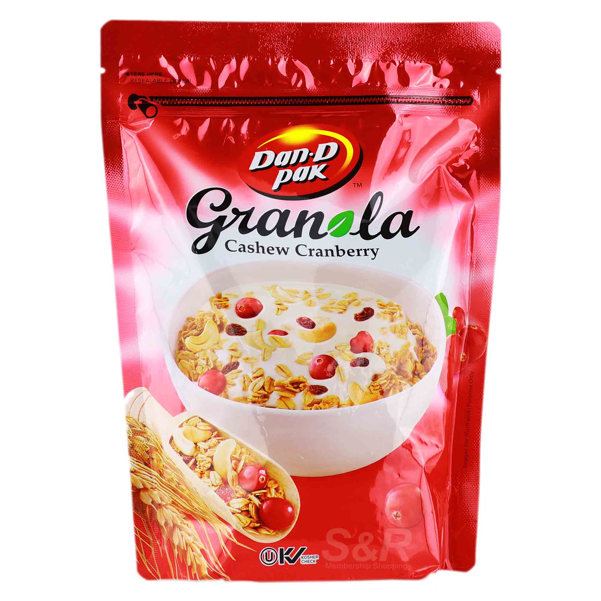 Dan-D Pak Cashew Cranberry Granola 350g Dan-D Pak Cashew Cranberry Granola 350g